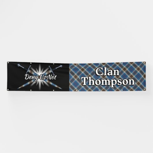 Highland Festival Clan Thompson Tent Spandoek (Horizontaal)