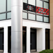 Highland Festival Clan Wallace Tent Spandoek (Buitenkant Gebouw)