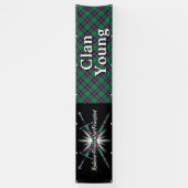 Highland Festival Clan Young Tent Spandoek (Verticaal)