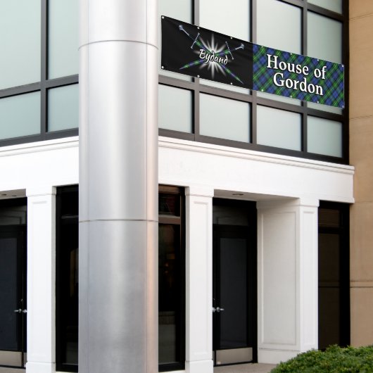 Highland Festival House of Gordon Tent Spandoek (Buitenkant Gebouw)