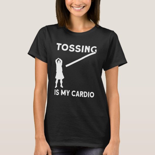 Highland Games Caber Toss Heavy Athlete Scottish T-shirt (Voorkant)