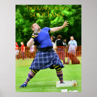 highland games schotland poster
