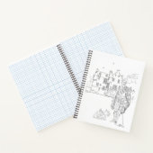 Highland Gent avec Scottie Dogs Carnet Spiral (Intérieur)