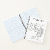 Highland Gent met Scottie Dogs Spiral Notitieboek (Binnen)