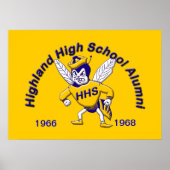 Highland Hornet Alumni Poster (Voorkant)