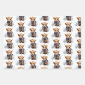 Highland Koe-abunga inpakpapier - Wit Vel (Voorkant 2)