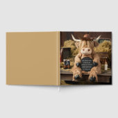 Highland koe boerderij Thema baby Fotoboek Keepsak Gastenboek (Volledig)