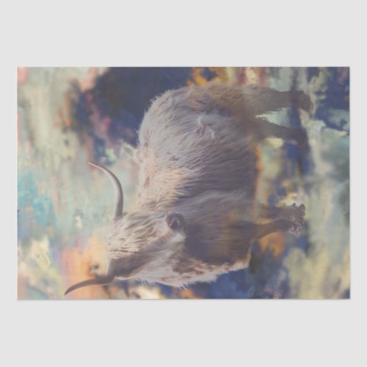 Highland Koe Breeze Decoupage tissuepapier (Voorkant)