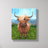 Highland Koe Cadeaus & Accessoires Canvas Afdruk (Voorkant)