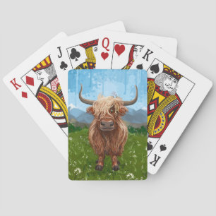 Highland Koe Cadeaus & Accessoires Pokerkaarten