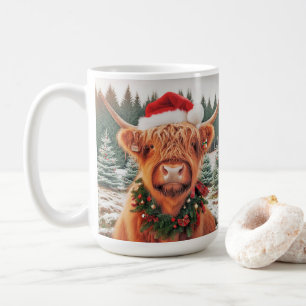 Highland Koe Christmas Mok