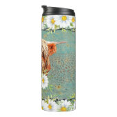 Highland Koe Daisies Thermosbeker (Geroteerd rechts)