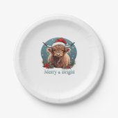 Highland Koe Essential T-shirt Papieren Bordje (Voorkant)