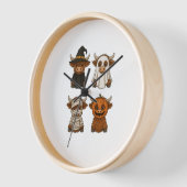 Highland Koe Halloween Funny Herfst Spooky (Hoek)