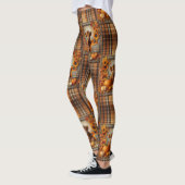 Highland koe Herfst Thema Leggings (Links)
