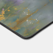 Highland Koe in Floral Meadow Close-up Bureaumat (Hoek)