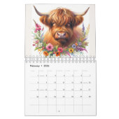 Highland Koe Kalender 2025 (Feb 2026)