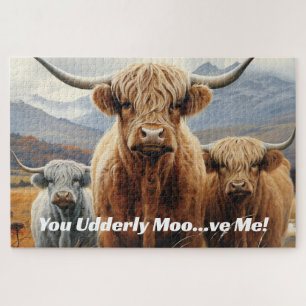 Highland Koe Majestic Trio 20 x 30 Legpuzzel