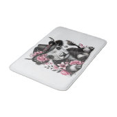 Highland Koe met Pet Badmat (Gekanteld)