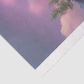 Highland Koe Mountain Boerderij Tissuepapier (Detail)