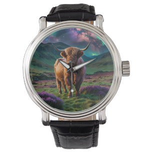 Highland Koe onder de sterren Horloge