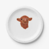 Highland Koe Oversized T-shirt Papieren Bordje