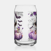 Highland Koe Painted Can Bril Blikvorm Glas (Links)