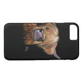 HiGHLaND Koe PRiNT "HeNRY" DOOR SHiRLeY MacARTHuR Case-Mate iPhone Case (Achterkant (Horizontaal))