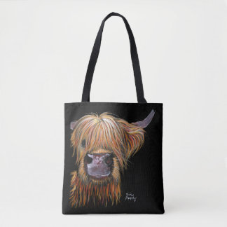 HiGHLaND Koe PRiNT "HeNRY" DOOR SHiRLeY MacARTHuR Draagtas