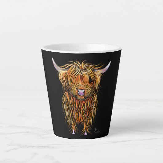 HiGHLaND Koe PRiNT SCoTTiSH ' HuMPHReY ' Mok (Voorkant)