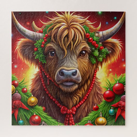 Highland Koe Puzzel (Verticaal)
