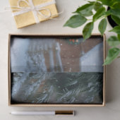 Highland Koe Rustic Barnyard Christmas Decoupage Tissuepapier (Geschenk)