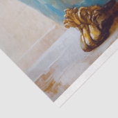 Highland Koe Rustiek Boho Bad Spa Decoupage Tissuepapier (Detail)