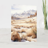 Highland Koe Westerne Verjaardag Kaart (Achterkant)