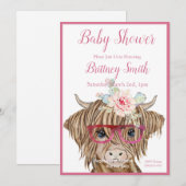 Highland Koe, Woestijncactussen personaliseren Kaart (Voorkant / Achterkant)