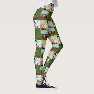 Highland Koeien Photo Collage Leggings