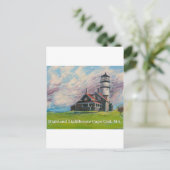 Highland Lighthouse Cape Cod, MA Briefkaart (Staand voorkant)