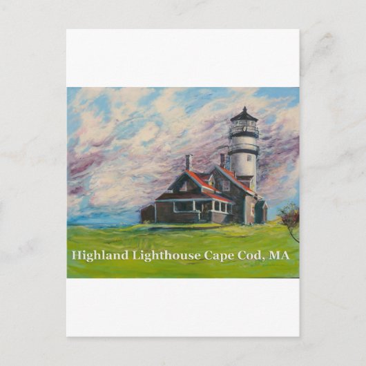Highland Lighthouse Cape Cod, MA Briefkaart (Voorkant)