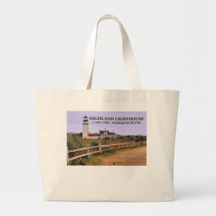 Highland Lighthouse, Cape Cod, Massachusetts Grote Tote Bag
