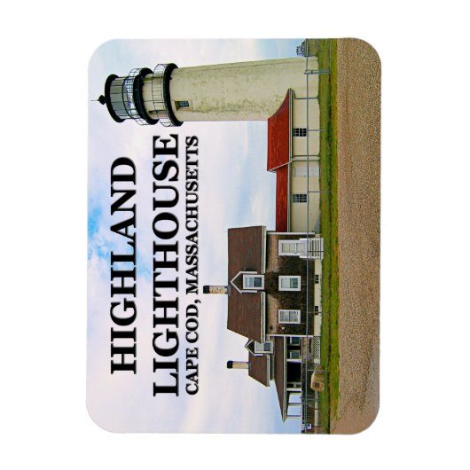 Highland Lighthouse, Cape Cod, Massachusetts Magneet (Verticaal)