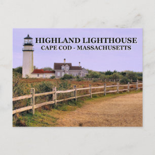 Highland Lighthouse, Massachusetts Briefkaart