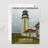 Highland Lighthouse, Massachusetts Carte postale (Devant / Derrière)