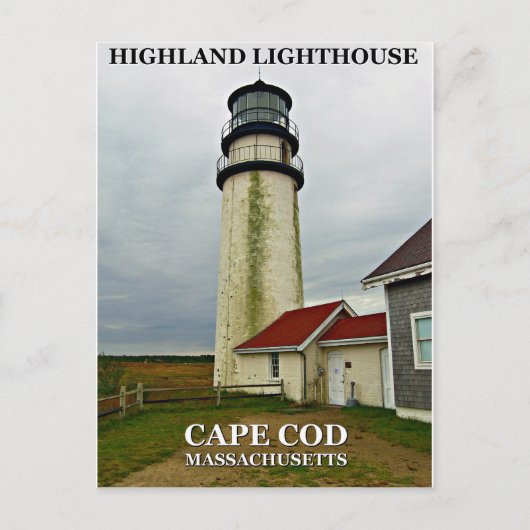 Highland Lighthouse, Massachusetts Carte postale (Devant)