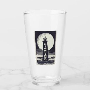 Highland Lighthouse Massachusetts Moon Glas