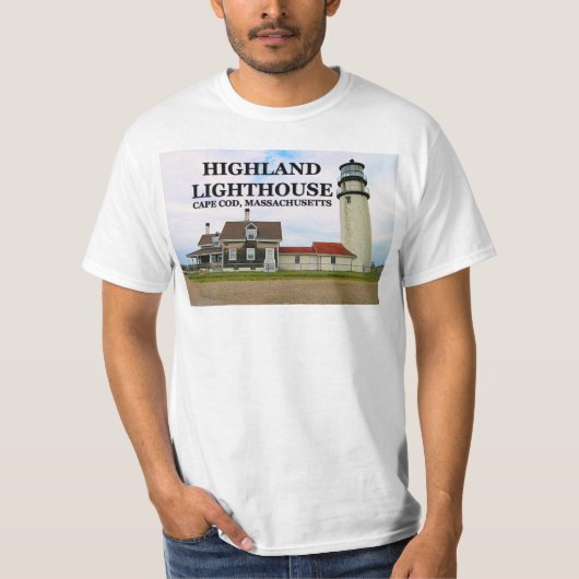 Highland Lighthouse, T-Shirt Massachusetts (Devant)