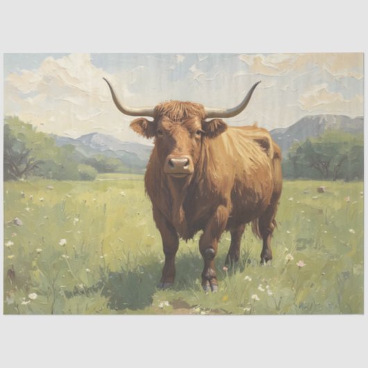 Highland Magesty Tissuepapier (Voorkant)