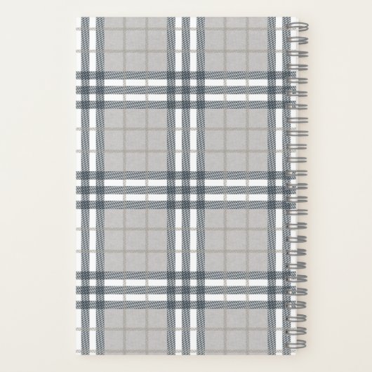 Highland Plaid Personalized Journal Notebook (Verso)
