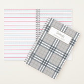 Highland Plaid Personalized Journal Notebook Notitieboek (Binnen)
