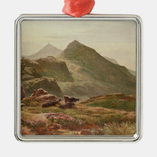 Highland scene metalen ornament