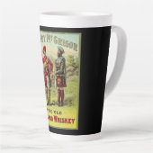 HIghland Scottish Whiskey Label Latte Mok (Rechterhoek)